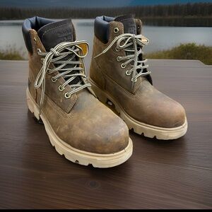 Timberland Pro Boots, New Size 5.5M 37.5 EU Sawhorse Safety Toe ASTMF241318